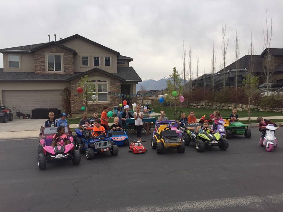 Birthday party lineup